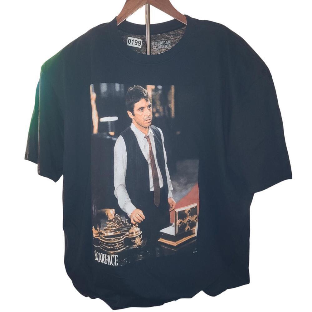 American Classics Scarface Graphic Tee - Black Size 3XL
